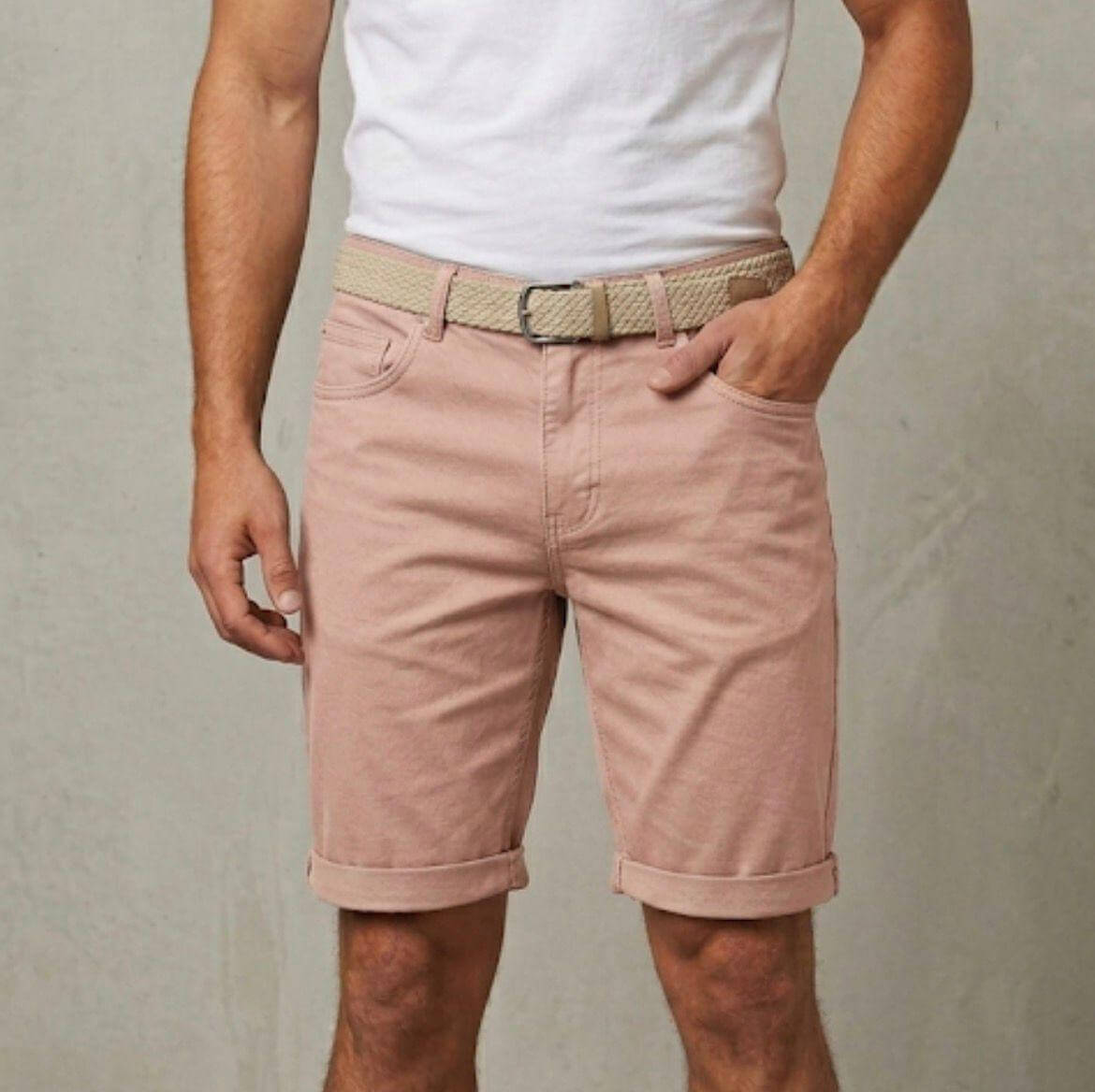 Men's Belted Chino Shorts - Image 5