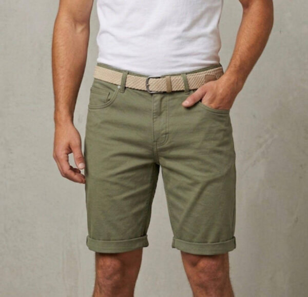 Men's Belted Chino Shorts
