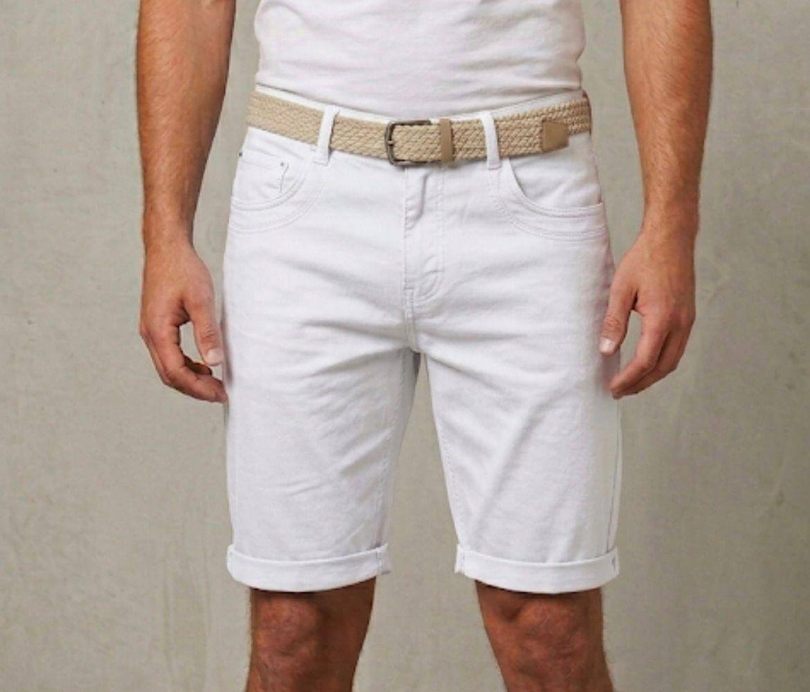 Men's Belted Chino Shorts - Image 3