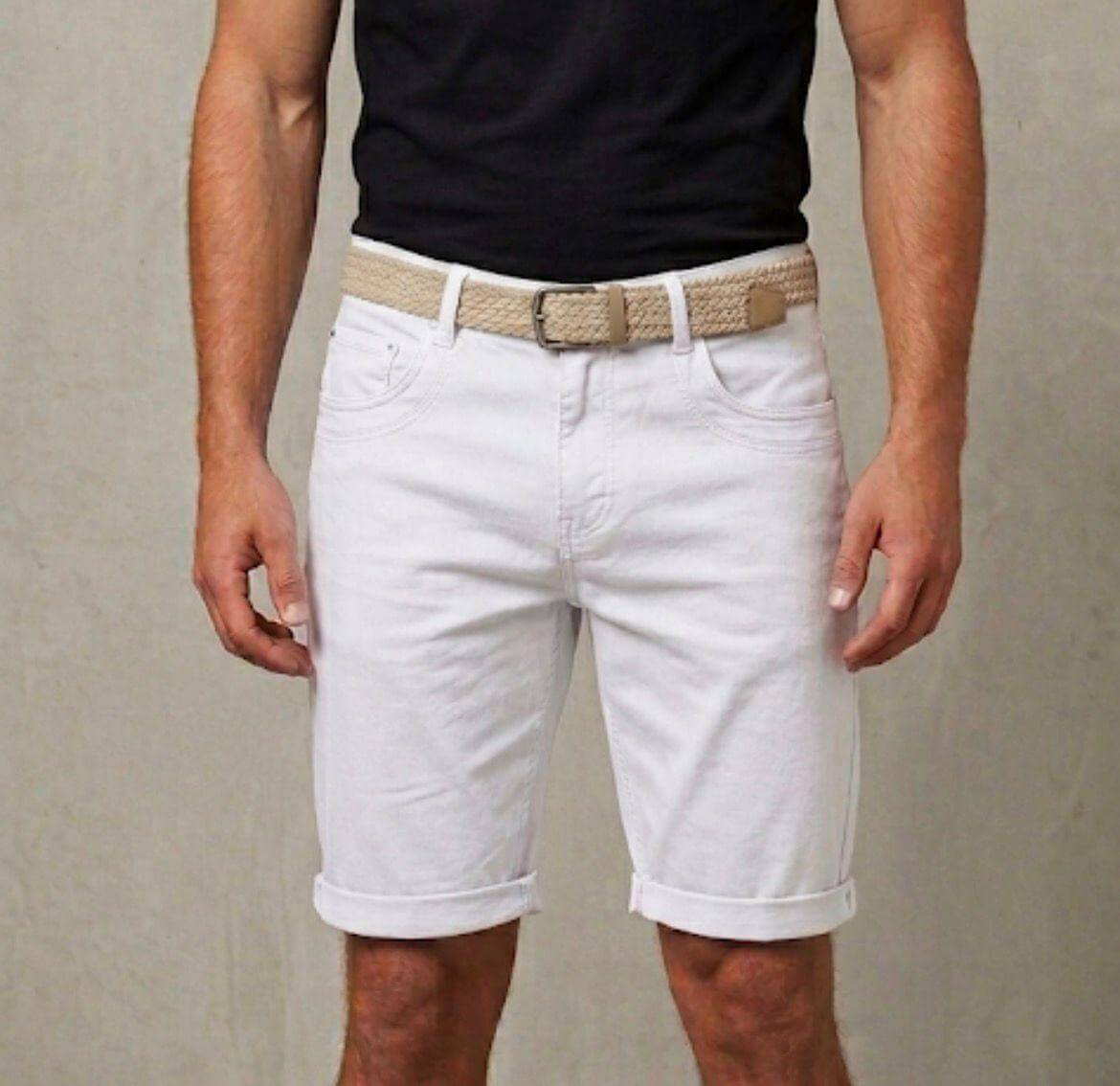 Men's Belted Chino Shorts - Image 4