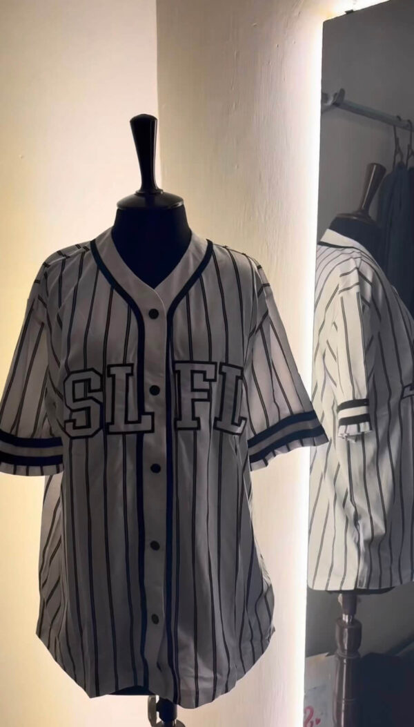 SLFL Pinstripe Baseball Jersey